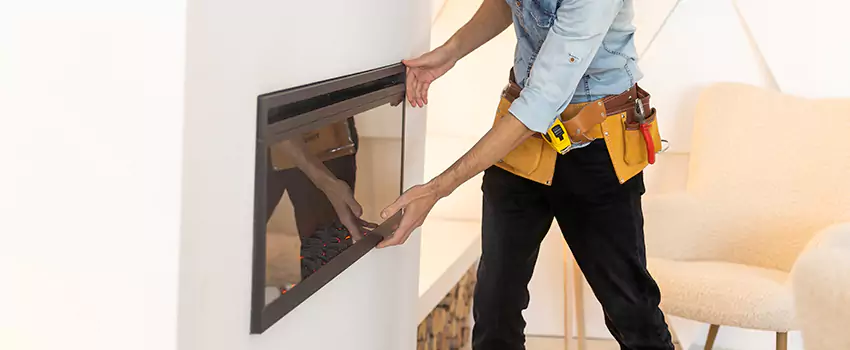 Metal Fireplace Installation in Oak Ridge, Tennessee