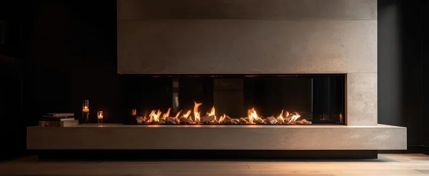 Gas Fireplace Ember Bed Design Services in Oak Ridge, Tennessee