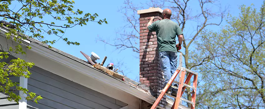 Vinyl and PVC Chimney Flashing Installation in Oak Ridge, TN